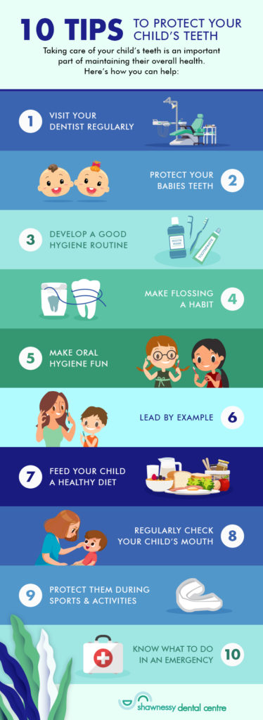 Taking care of your child teeth is an important part of maintaining their overall health. Here are 10 ways to do protect your kids teeth. 